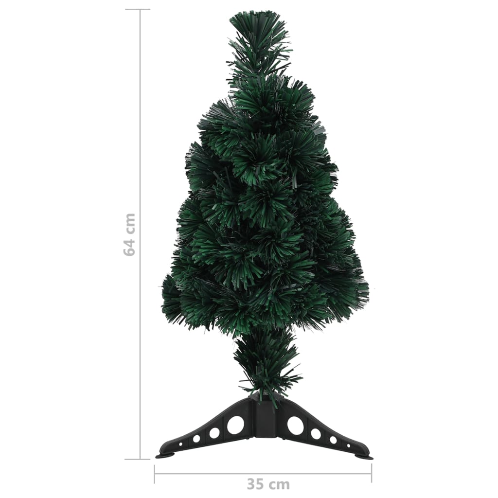 Künstlicher Weihnachtsbaum Schlank Mit Ständer 64 Cm Glasfaser