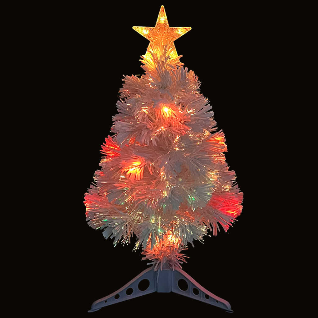 Künstlicher Weihnachtsbaum Mit Beleuchtung 64 Cm Glasfaser