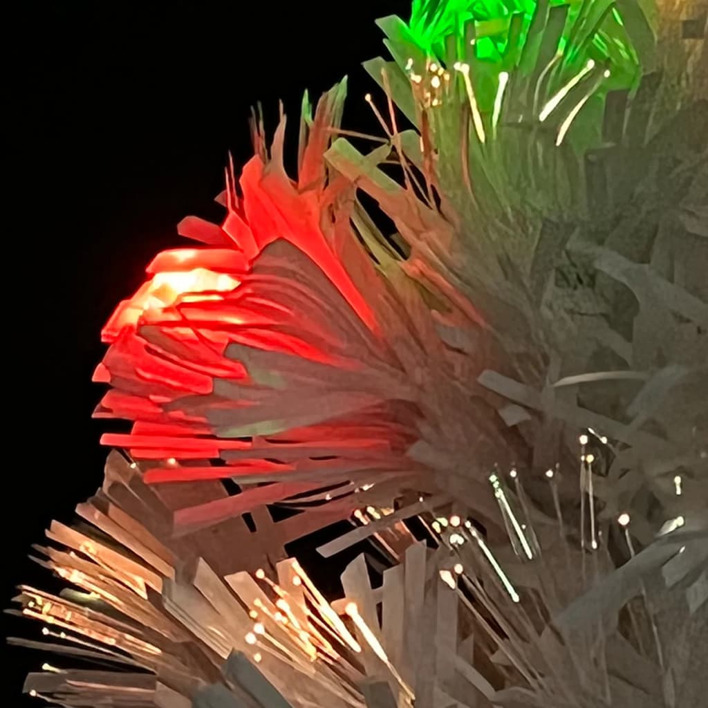 Künstlicher Weihnachtsbaum Mit Beleuchtung 64 Cm Glasfaser