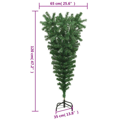 Künstlicher Weihnachtsbaum Mit Ständer Umgekehrt 120 Cm