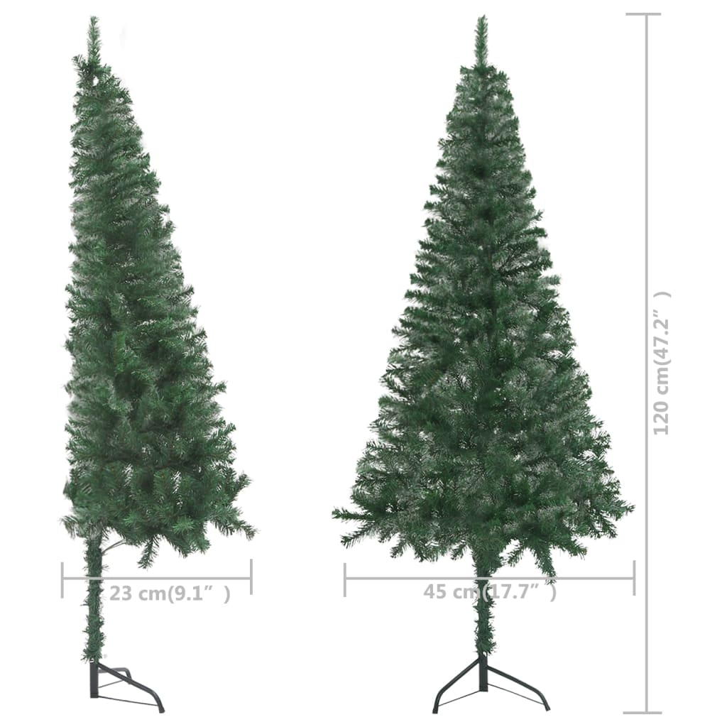 Künstlicher Eck-Weihnachtsbaum 120 Cm Pvc