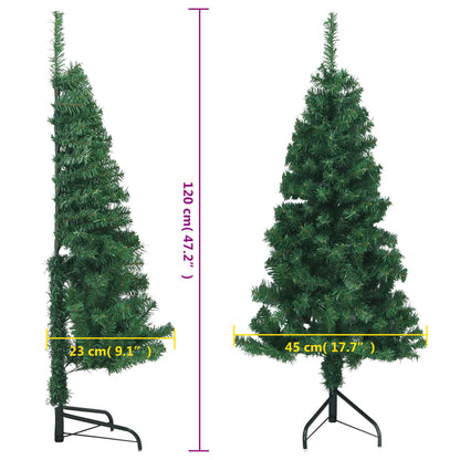 Künstlicher Eck-Weihnachtsbaum 120 Cm Pvc