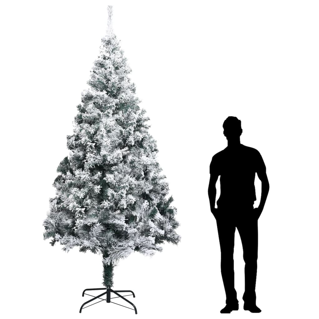 Künstlicher Weihnachtsbaum Beschneit Grün 300 Cm Pvc