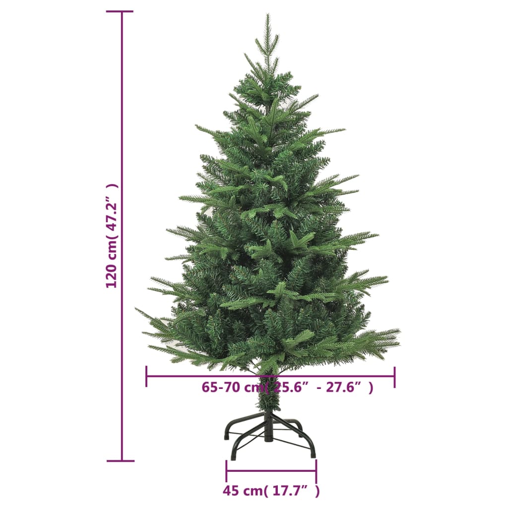 Künstlicher Weihnachtsbaum Grün 120 Cm Pvc Pe