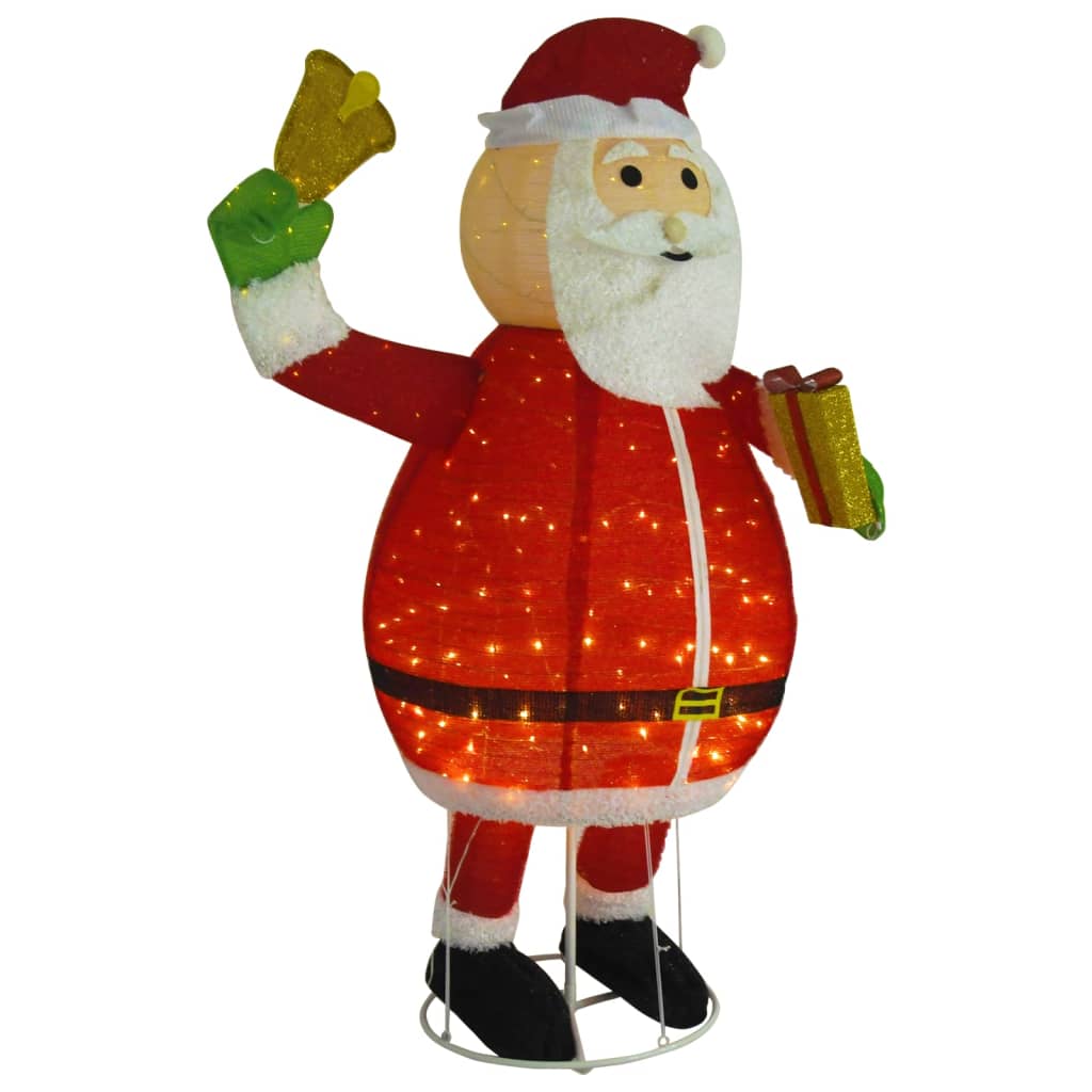 Led-Weihnachtsmann Weihnachtsfigur Luxus-Gewebe 180 Cm