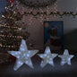 Weihnachtssterne 3 Stk. Mesh Led Outdoor Indoor