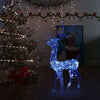 Led-Rentier Weihnachtsdeko 90 Leds Acryl Blau