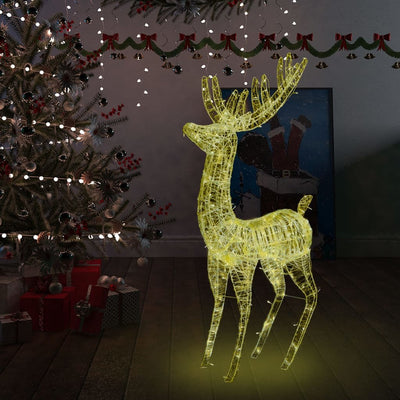 Led-Rentier Weihnachtsdeko 90 Leds Acryl Warmweiß