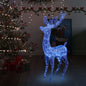 Led-Rentier Weihnachtsdeko 90 Leds Acryl Blau