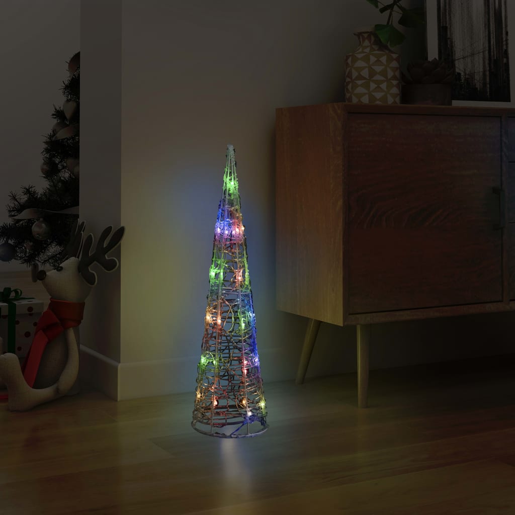 Led-Kegel Acryl Weihnachtsdeko Pyramide