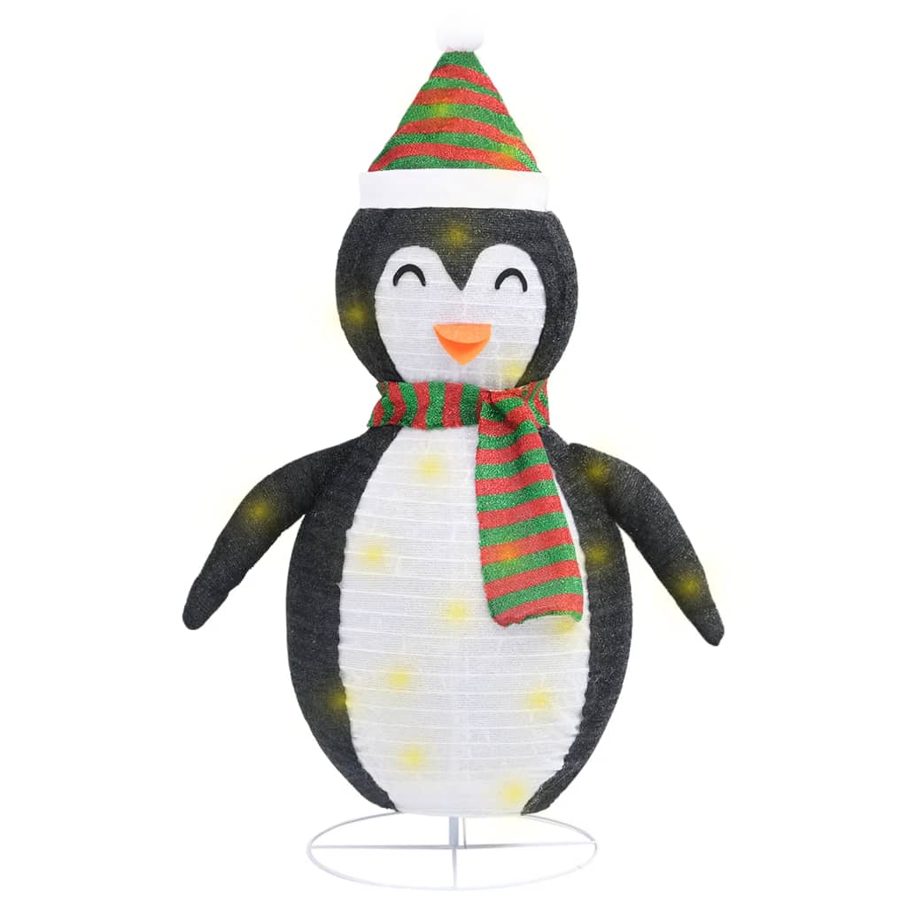 Weihnachtsdekoration Pinguin-Figur Led Luxus-Gewebe