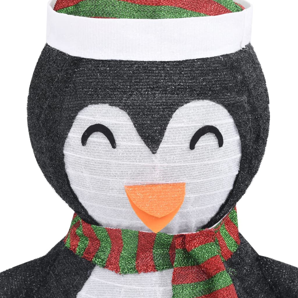 Weihnachtsdekoration Pinguin-Figur Led Luxus-Gewebe