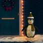 Weihnachtsdekoration Pinguin-Figur Led Luxus-Gewebe