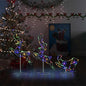 Weihnachtsdeko Led Rentiere & Schlitten Acryl 260X21X87 Cm