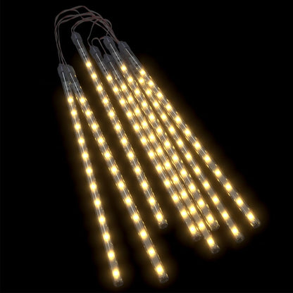 Led Meteor-Lichter 8 Stk. 192 Leds Warmweiß