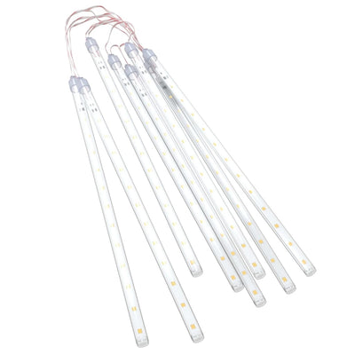 Led Meteor-Lichter 8 Stk. 192 Leds Warmweiß