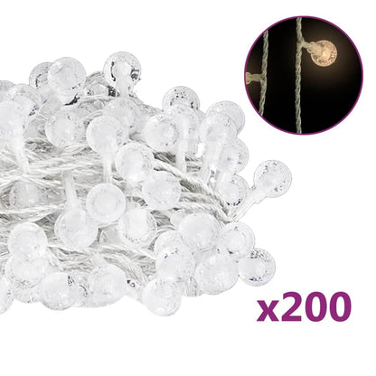 Lichterkette Kugeln 200 Led 8 Funktionen