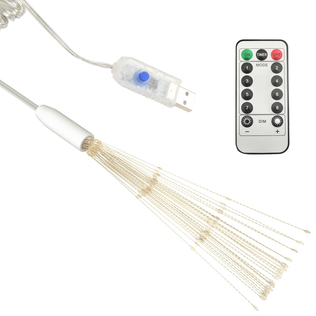 Feuerwerkslichter 2 Stk. Weihnachtsdeko 20 Cm 280 Leds