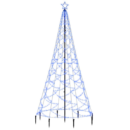 Led-Weihnachtsbaum Mit Metallstange 500 Leds 3 M