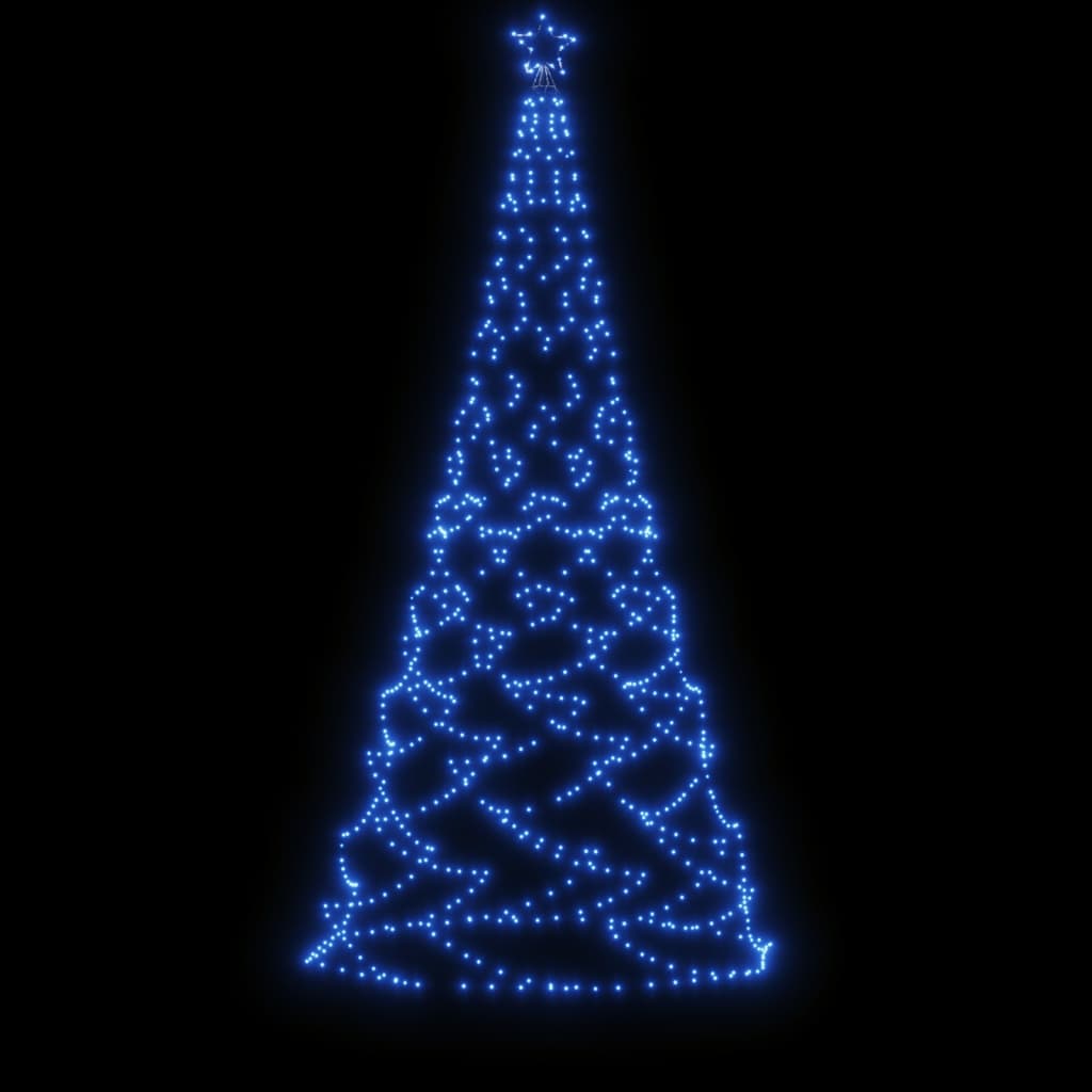 Led-Weihnachtsbaum Mit Metallstange 500 Leds 3 M