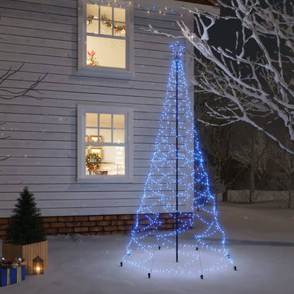 Led-Weihnachtsbaum Mit Metallstange 500 Leds 3 M