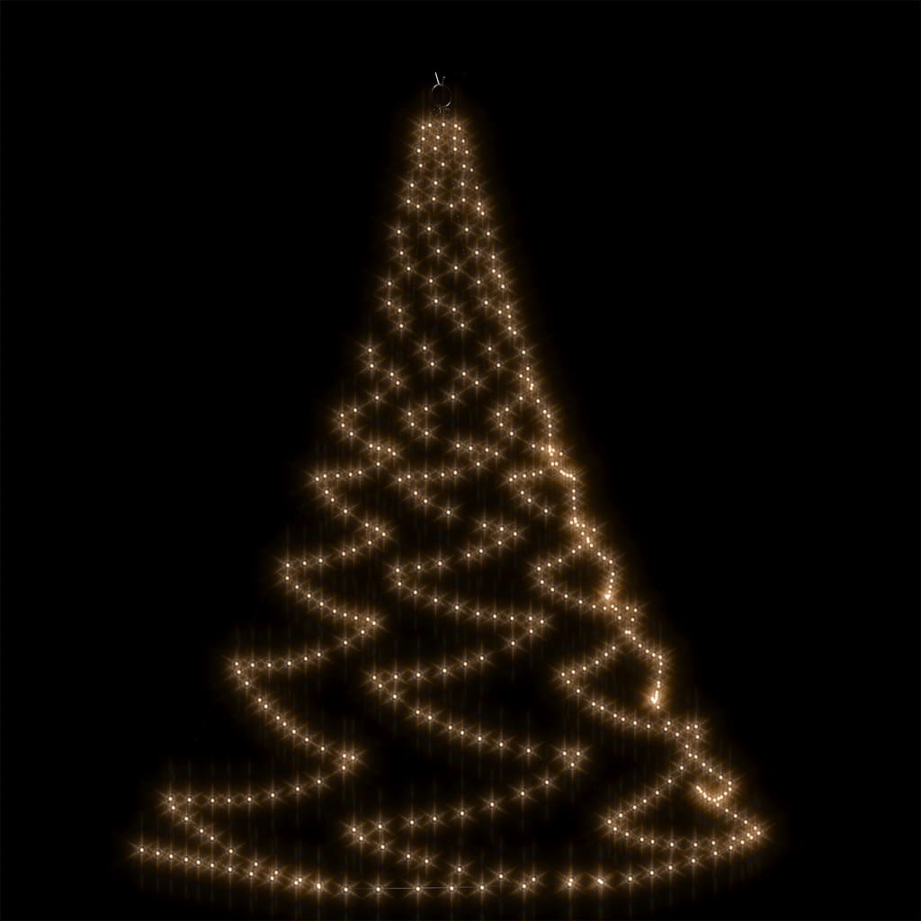 Weihnachtsbaum An Der Wand Mit Metallhaken 260 Led 3 M