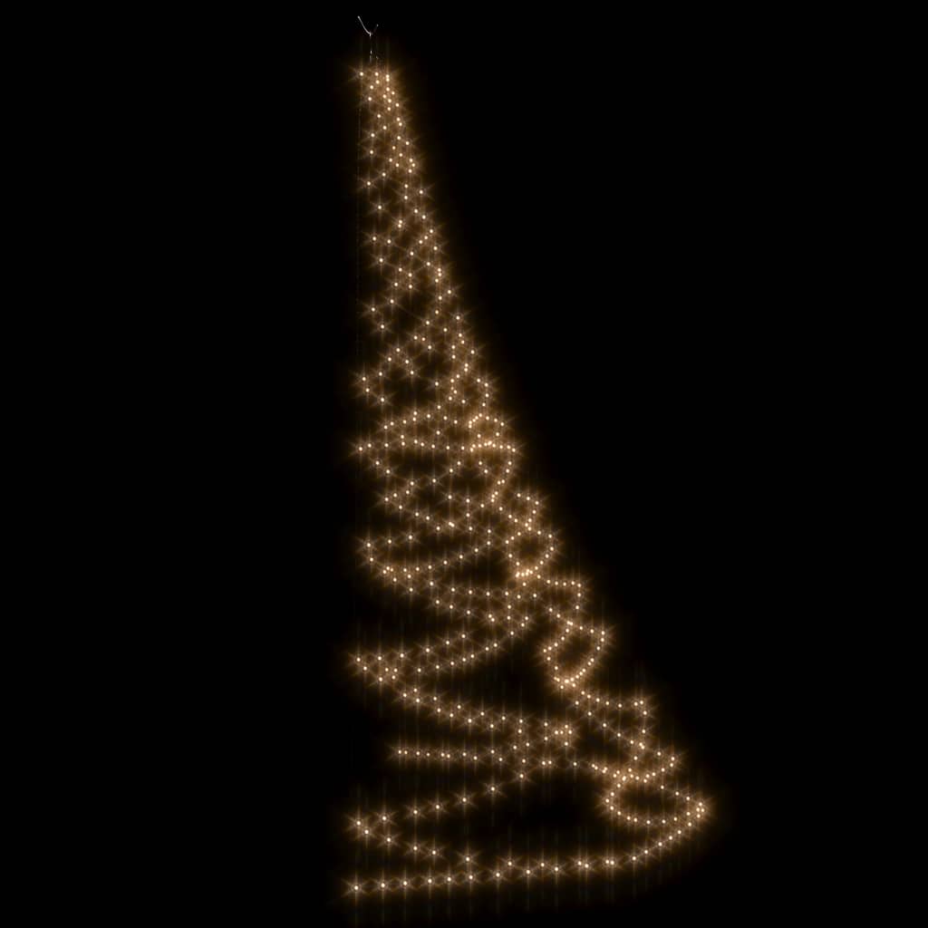 Weihnachtsbaum An Der Wand Mit Metallhaken 260 Led 3 M