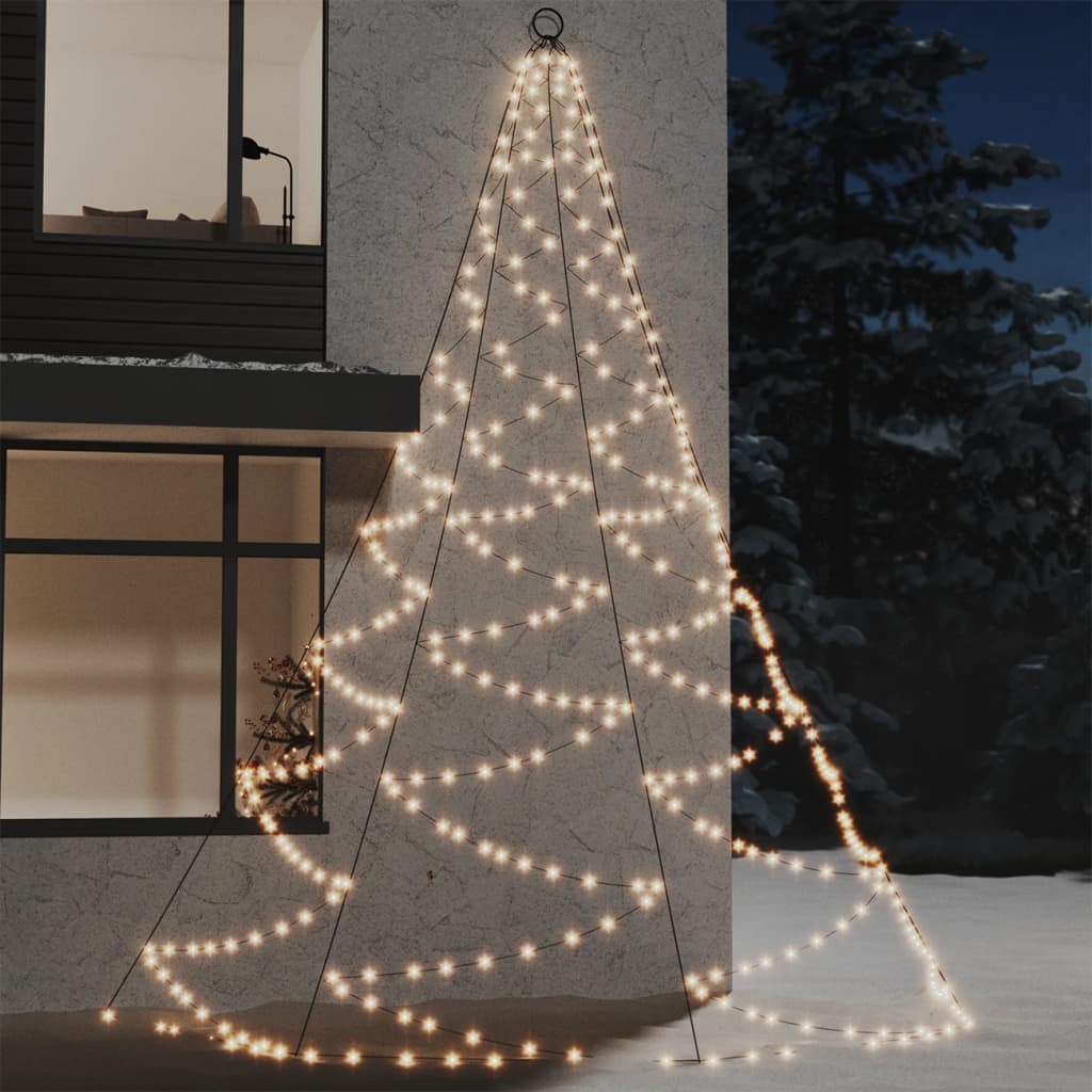 Weihnachtsbaum An Der Wand Mit Metallhaken 260 Led 3 M