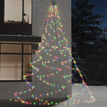 Weihnachtsbaum An Der Wand Mit Metallhaken 260 Led 3 M