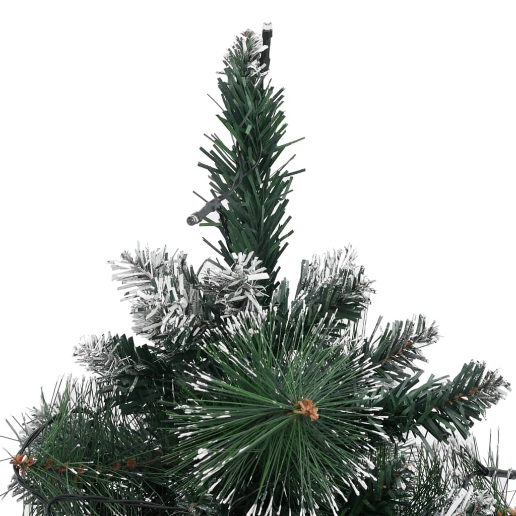 Künstlicher Weihnachtsbaum Mit Beleuchtung & Ständer Grün 60 Cm