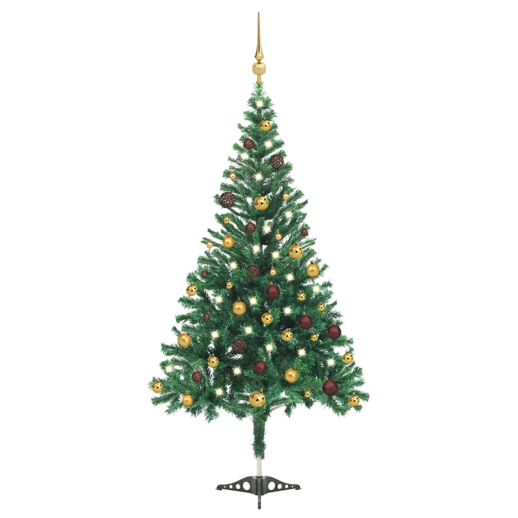 Künstlicher Weihnachtsbaum Beleuchtung Kugeln 120Cm 230 Zweige