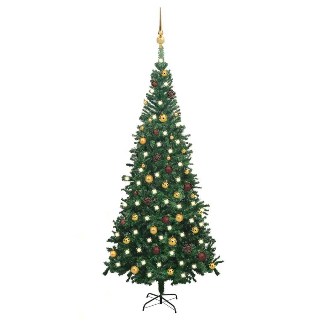 Künstlicher Weihnachtsbaum Beleuchtung Kugeln 120Cm 230 Zweige