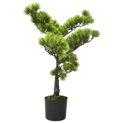 Künstlicher Bonsai Pinus Mit Topf Grün