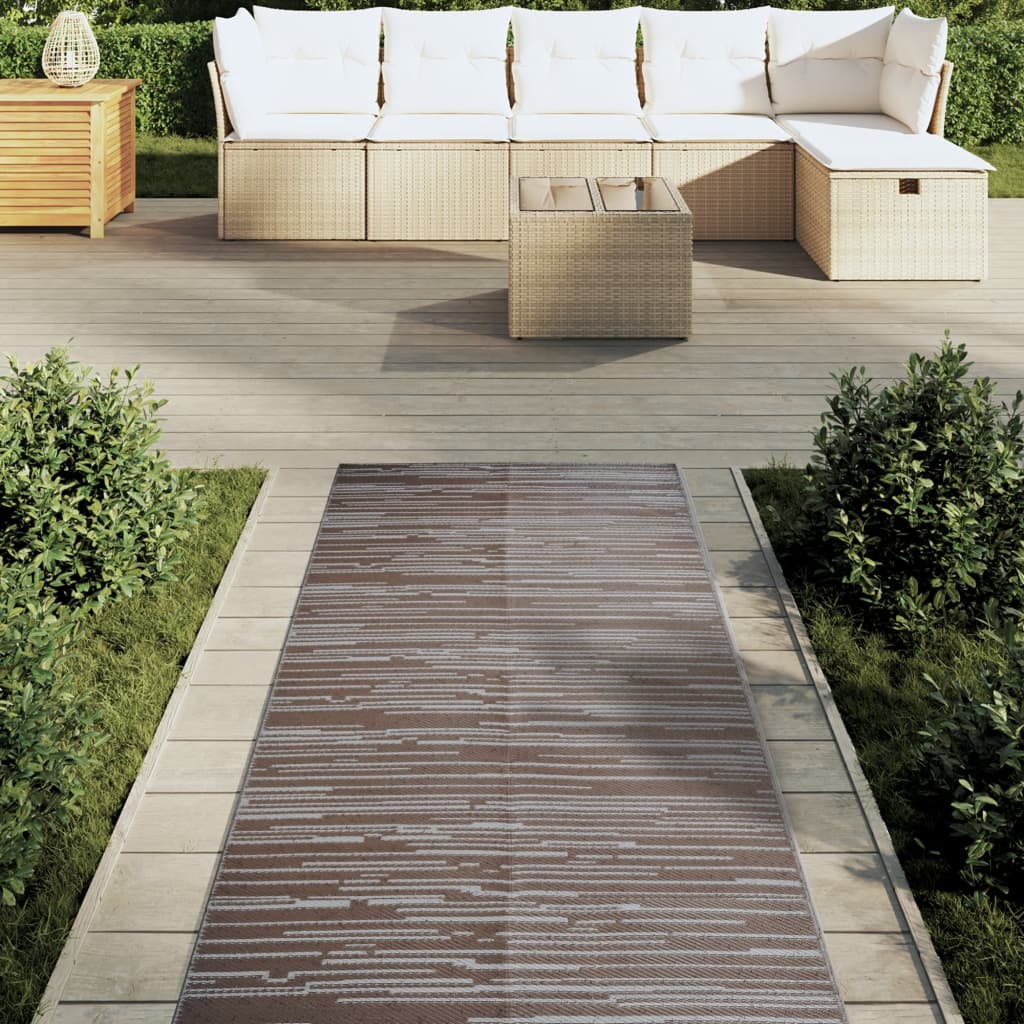 Outdoor-Teppich Braun Pp Taupe