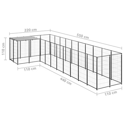 Hundezwinger 7,26 M² Stahl