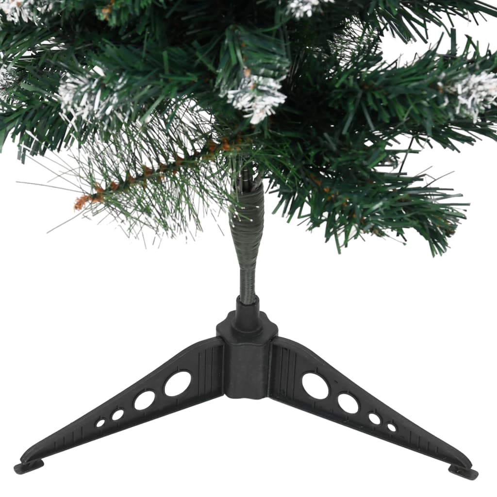 Künstlicher Weihnachtsbaum Mit Ständer Grün Und Weiß 60 Cm Pvc