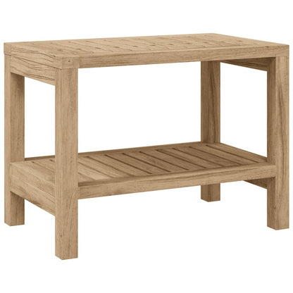 Badezimmer-Beistelltisch 60X30X45 Cm Massivholz Teak Cappuccino