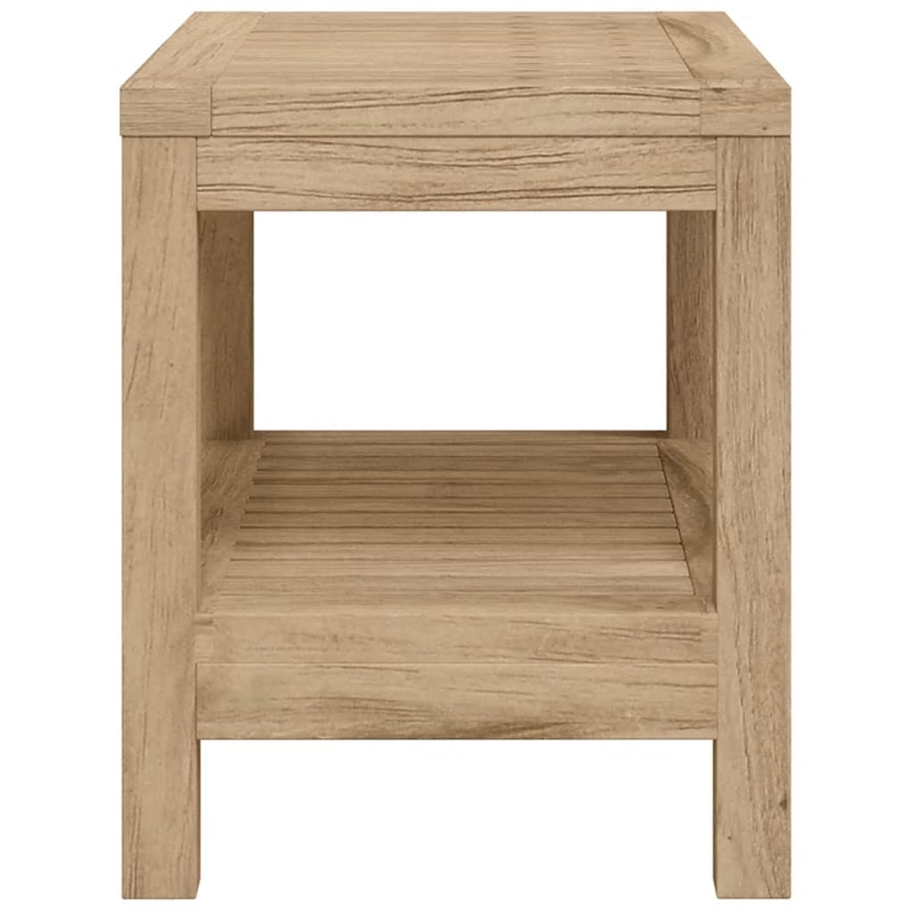 Badezimmer-Beistelltisch 60X30X45 Cm Massivholz Teak Cappuccino