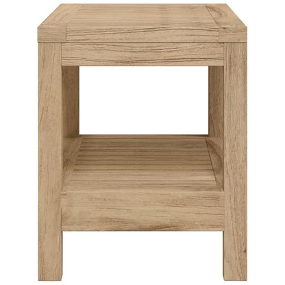 Badezimmer-Beistelltisch 60X30X45 Cm Massivholz Teak Cappuccino