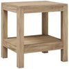 Badezimmer-Beistelltisch 45X35X45 Cm Massivholz Teak Rosa