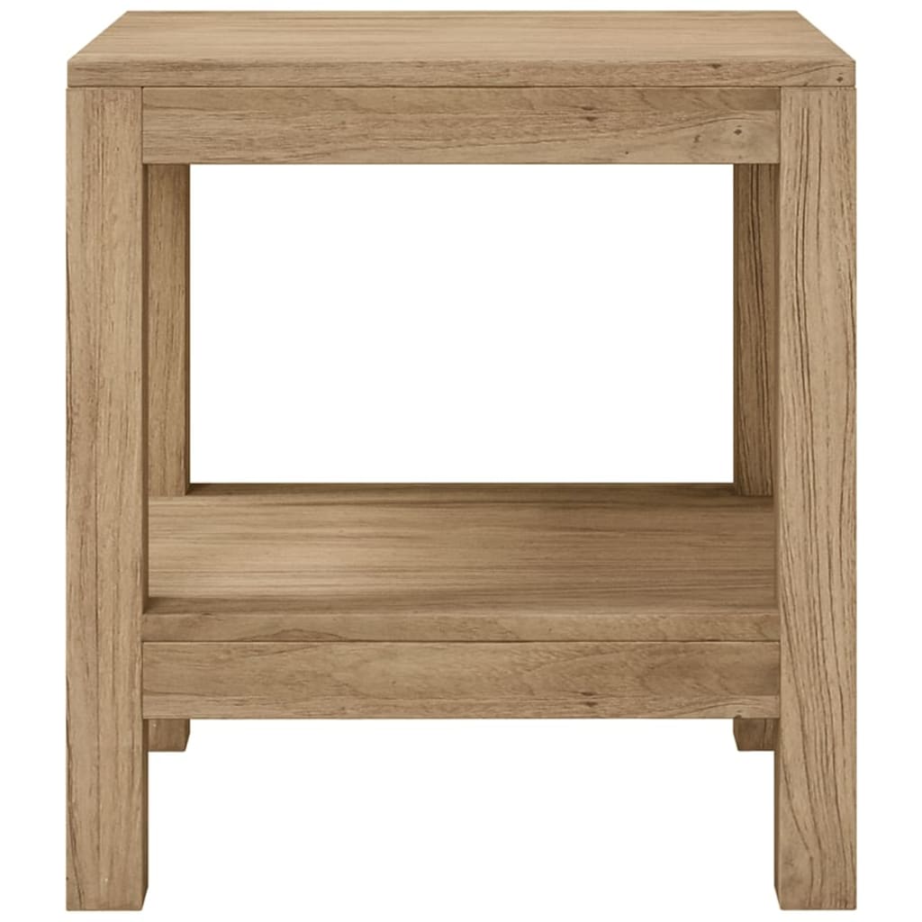 Badezimmer-Beistelltisch 45X35X45 Cm Massivholz Teak Rosa