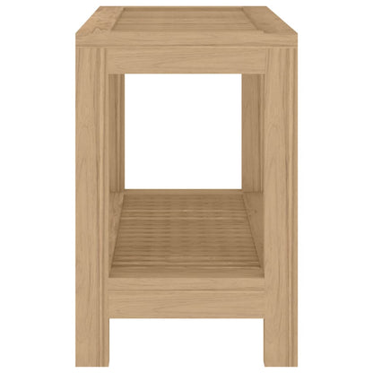 Badezimmer-Beistelltisch 60X30X45 Cm Massivholz Teak Dunkelbraun