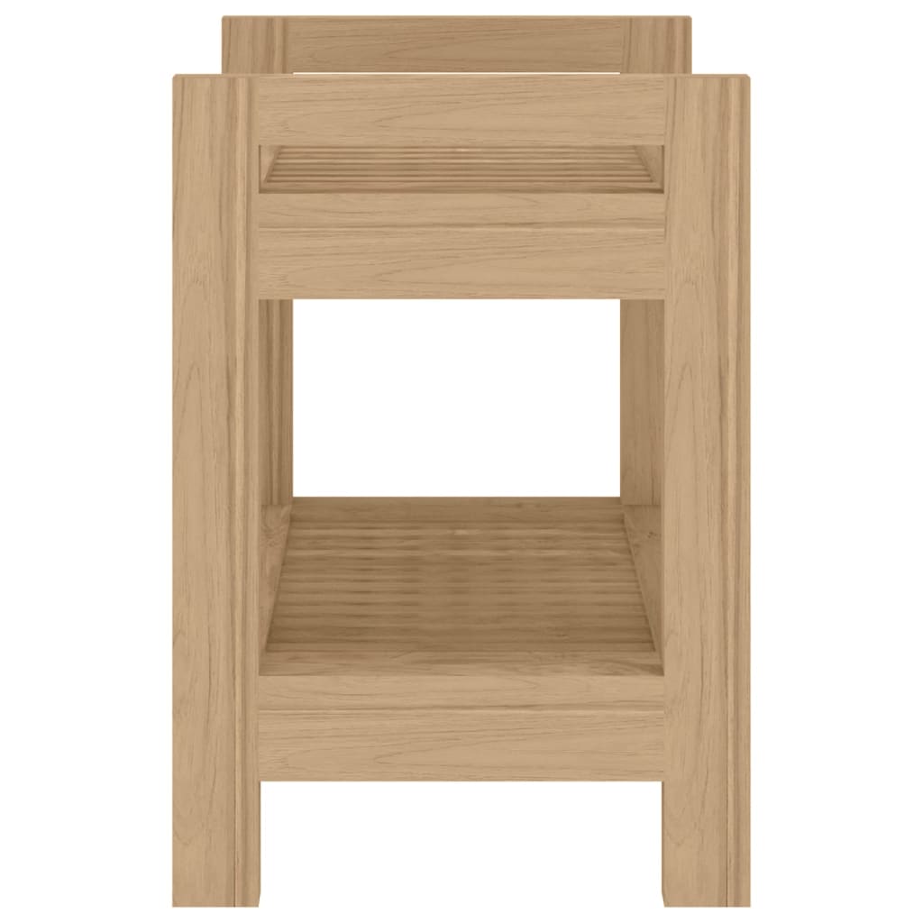 Badezimmer-Beistelltisch 45X30X45 Cm Massivholz Teak