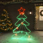 Led-Silhouette Weihnachtsbaum 144 Leds 88X56 Cm