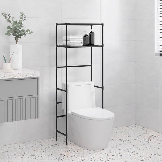 Toilettenregal 2 Ablagen 53,5X28X143 Cm Eisen