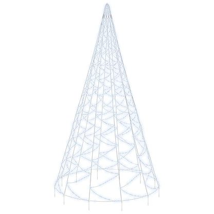 Led-Weihnachtsbaum Für Fahnenmast 3000 Leds 800 Cm Kaltweiß