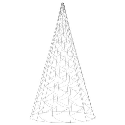 Led-Weihnachtsbaum Für Fahnenmast 3000 Leds 800 Cm Kaltweiß