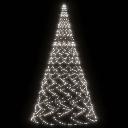 Led-Weihnachtsbaum Für Fahnenmast 3000 Leds 800 Cm Kaltweiß