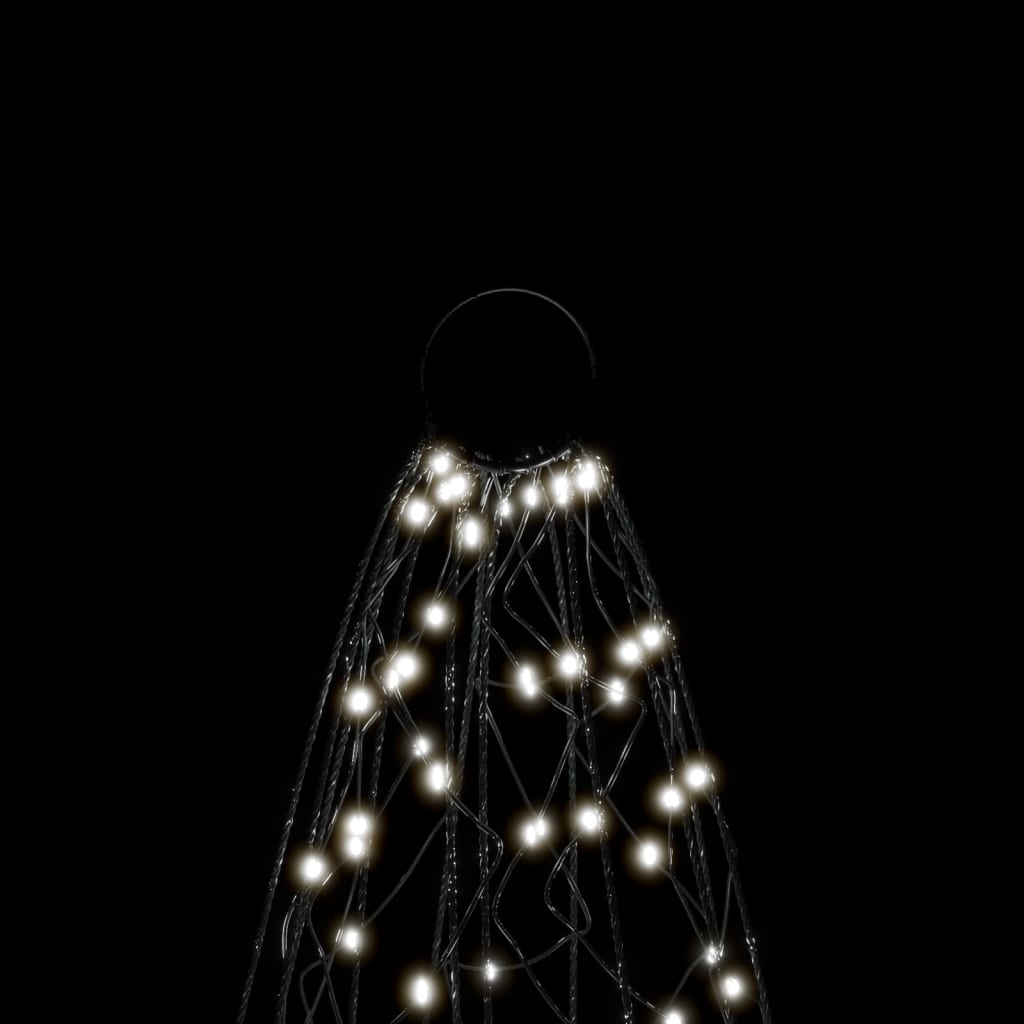 Led-Weihnachtsbaum Für Fahnenmast 3000 Leds 800 Cm Kaltweiß