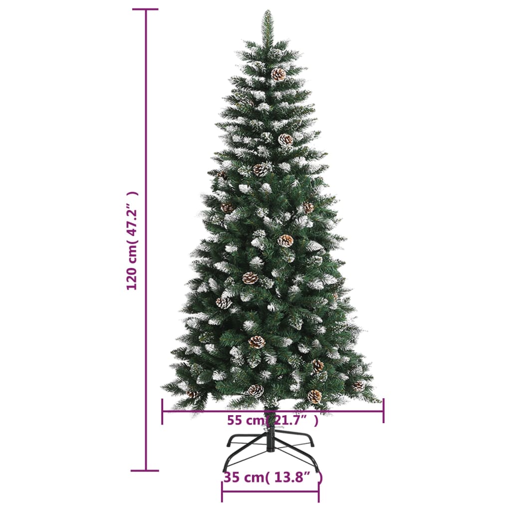 Künstlicher Weihnachtsbaum Mit Ständer Grün Pvc